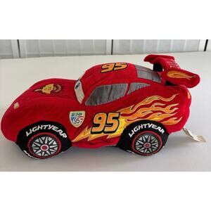 Disney Pixar Cars Plush Vehicle Rear Spoiler Disney Store Authentic Soft Toy